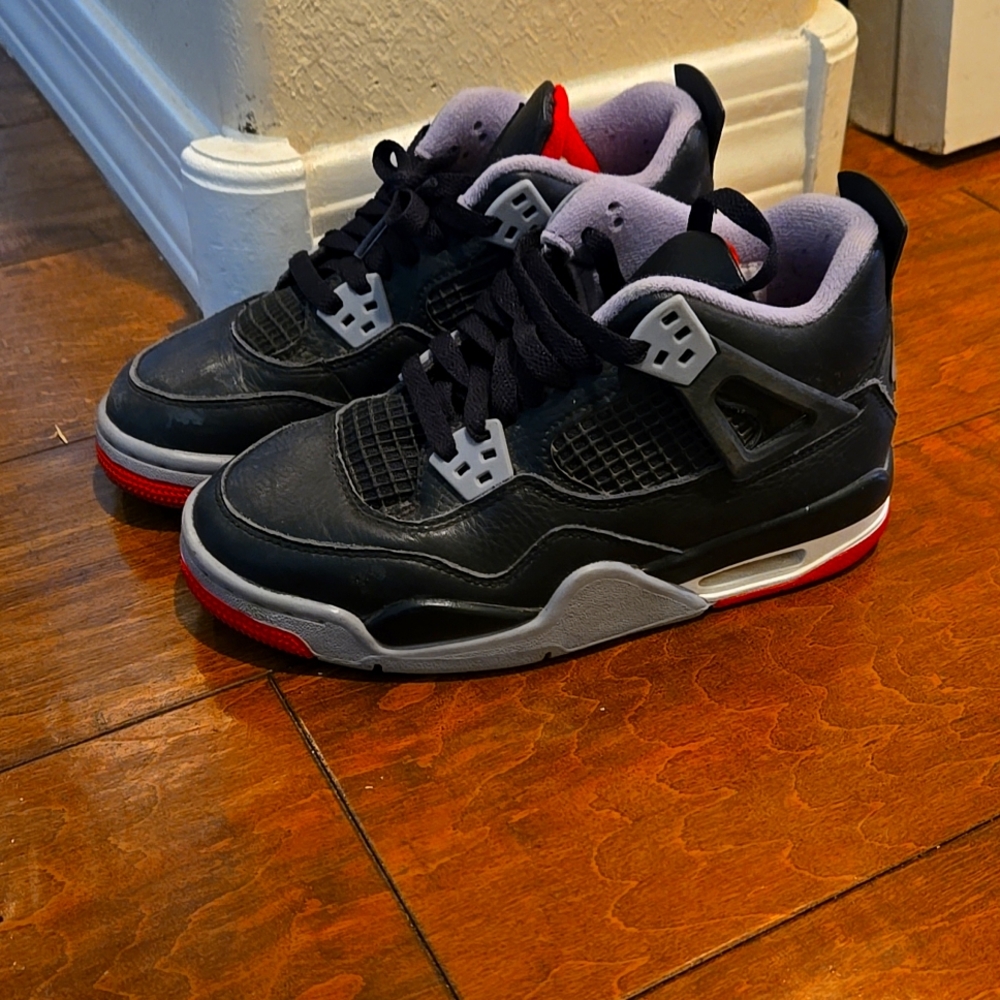 Nike Air Jordan 4 Retro GS Bred Reimagined size 3.5